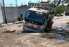 Ica: aniego en urbanización Los Portales causa hundimiento de camión