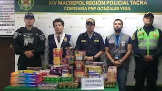 Tacna: Incautan cerca de 100 k de pirotécnicos en ferias navideñas