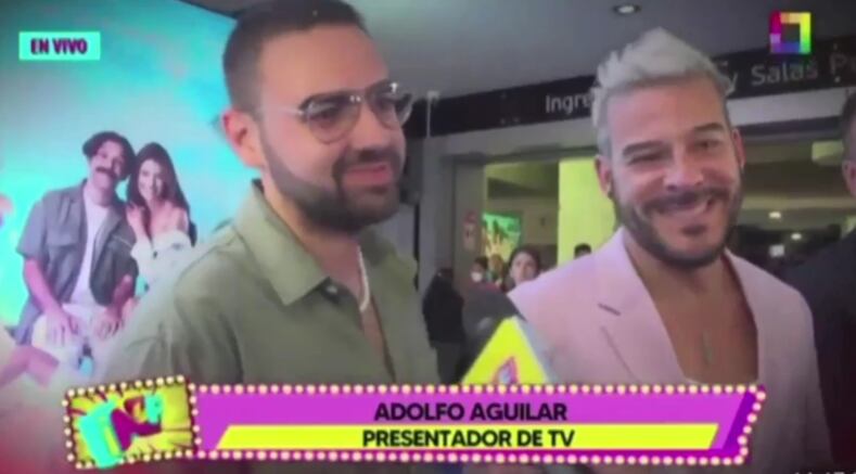 Adolfo Aguilar presentó oficialmente en televisión a su novio José Antonio.