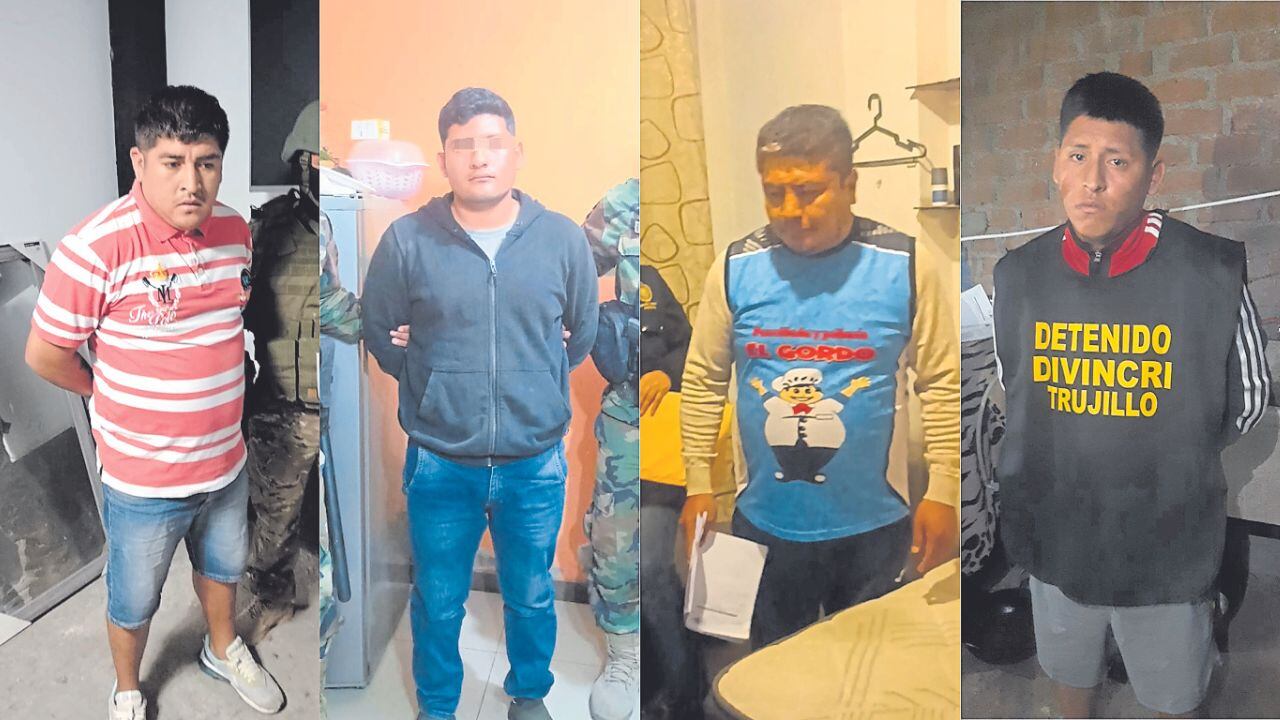 La Policía y la Fiscalía allanaron viviendas en cinco distritos de Trujillo y atraparon a 15 presuntos integrantes de banda que se dedicaría al asalto bajo la modalidad de ‘marcas’. Red criminal también extorsionaría a dos empresas de transportes, que pagarían hasta 16 mil soles mensuales para que no atenten contra sus unidades.