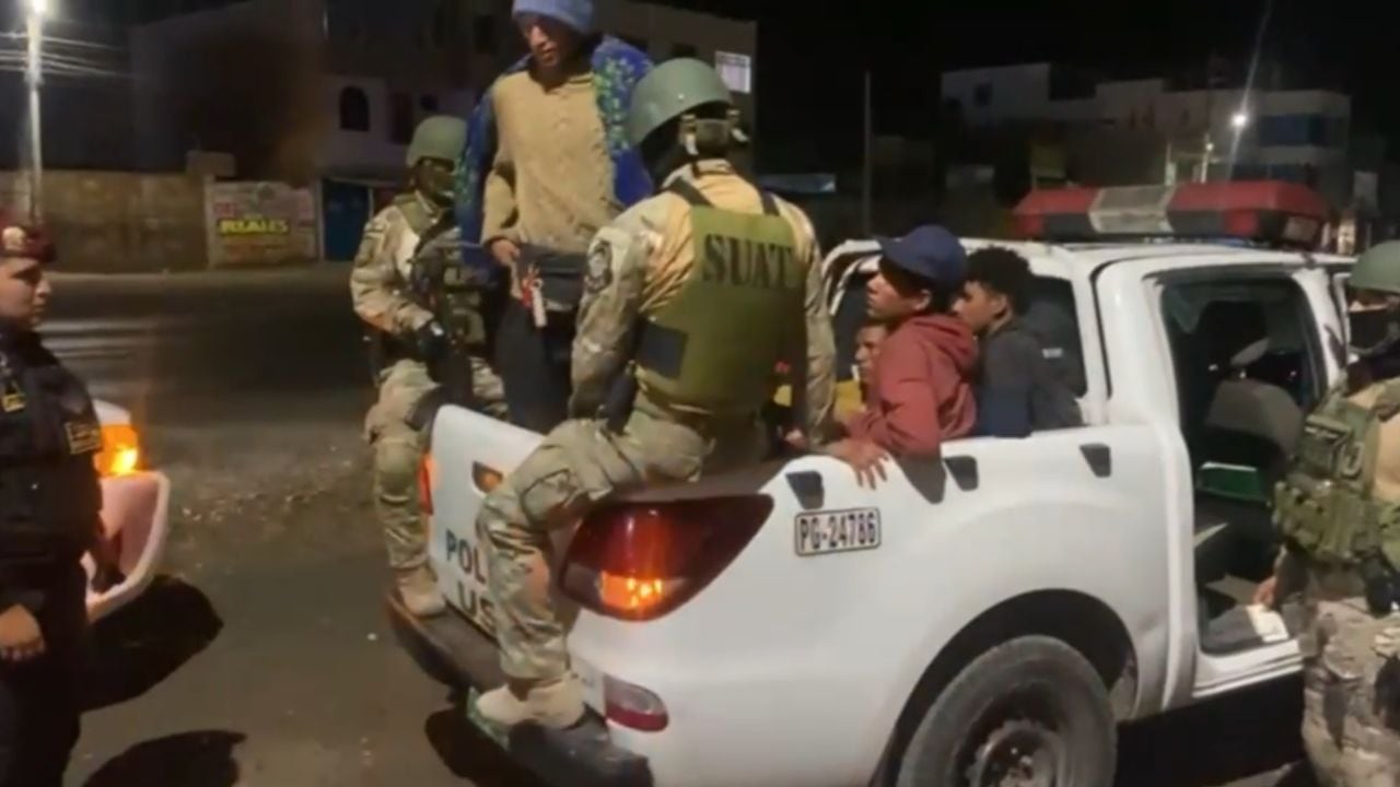 Participaron efectivos policiales de la Región Policial de La Libertad y de la Unidad de Seguridad del Estado. Este operativo se ejecutó en el distrito de Chao.