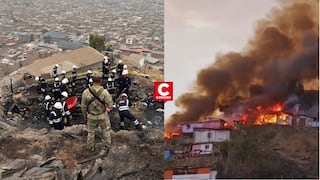 Independencia: Ejército realiza remoción de escombros tras incendio que afectó varias viviendas