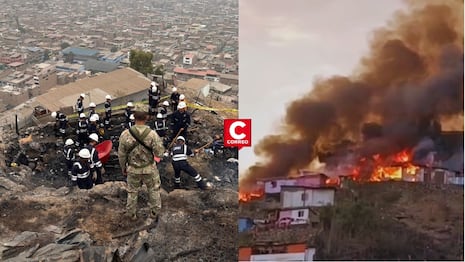 Independencia: Ejército realiza remoción de escombros tras incendio que afectó varias viviendas