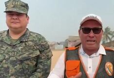 Gobernador de Ucayali solicita apoyo aéreo para combatir incendios forestales