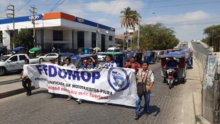 Los mototaxistas están cansados de los robos y extorsiones en Piura