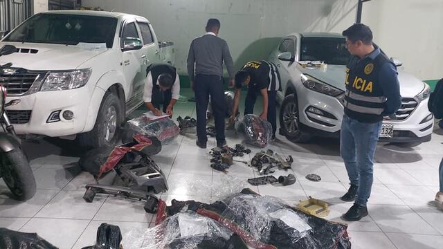 Ayacucho: PNP desarticula organización criminal dedicada al robo de vehículos