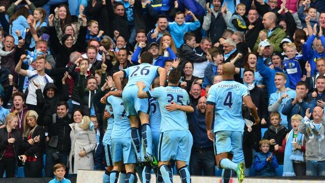 Manchester City venció al United en el clásico de la ciudad