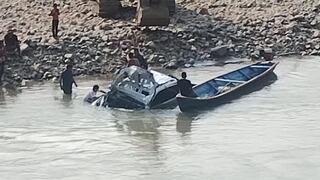 La Libertad: Río Marañón devuelve dos cuerpos y ubican camioneta