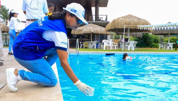 Dirección Regional de Piura inspecciona las piscinas públicas y privadas en el marco de la campaña "Verano Saludable"