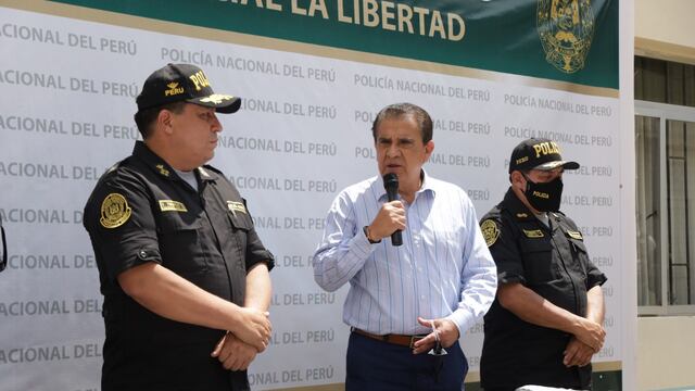 La Libertad: Gobernador Manuel Llempén pide más personal de Inteligencia en la Policía Nacional