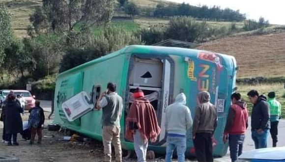 Accidente de tránsito se registró en el límite de las provincias de Otuzco y Santiago de Chuco.