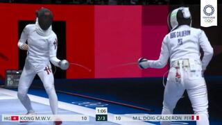 María Luisa Doig perdió en su debut en Esgrima en los Juegos Olímpicos Tokio 2020