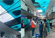 Ica: colapsa parte del techo del centro de salud de Parcona por lluvias intensas