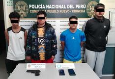 Chincha: banda integrada por adolescentes es atrapada con réplica de pistola