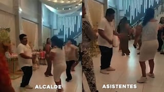 La Libertad: Alcalde de El Porvenir protagoniza gesto irrespetuoso cuando bailaba con una mujer