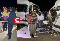 Puno: Tres muertos y más de 30 heridos tras choque de vehículos en la vía Juliaca-Huancané