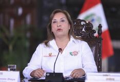 Dina Boluarte: “Exhortamos al Congreso a aprobar la ley que establece el terrorismo urbano”