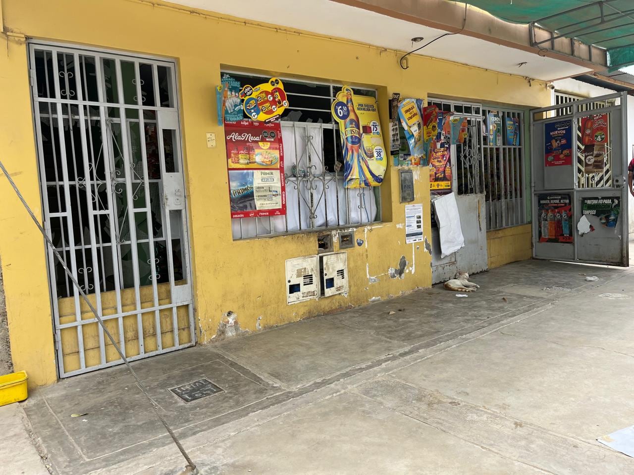 Estallido dejó varios daños materiales en el inmueble