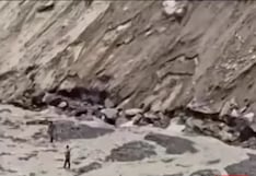 Deslizamiento bloquea vía entre Huánuco y Áncash: más de 500 metros colapsados