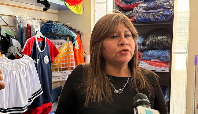 Graciela Nayhua Gamarra, presidenta de la Asociación de Empresarios y Productores Textiles del Parque Industrial (ASETAPI). Foto: GEC.