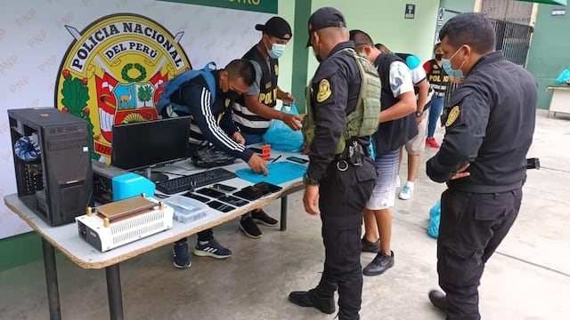 Detienen a tres por vender celulares robados en la “Feria Balta” de Chiclayo