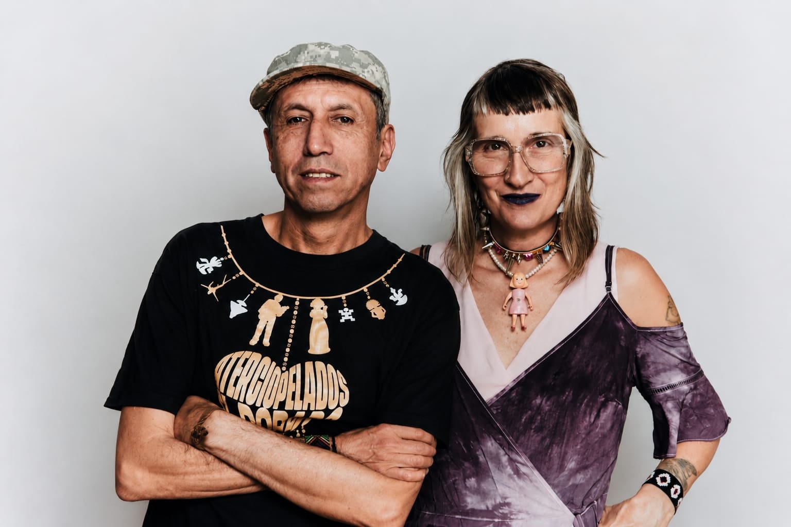 Andrea Echeverri y Héctor Buitrago, "Aterciopelados", en Lima, el jueves 17 de diciembre en el Centro de Convenciones Leguía.