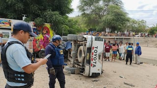 Piura: La camioneta que arrolló y mató a tres personas iba a excesiva velocidad