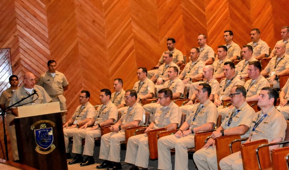 La Marina de Guerra del Perú realizó la Conferencia Final de Planeamiento para definir los aspectos operativos, logísticos y estratégicos del entrenamiento naval que se desarrollará en septiembre. FOTO: MARINA DE GUERRA DEL PERÚ