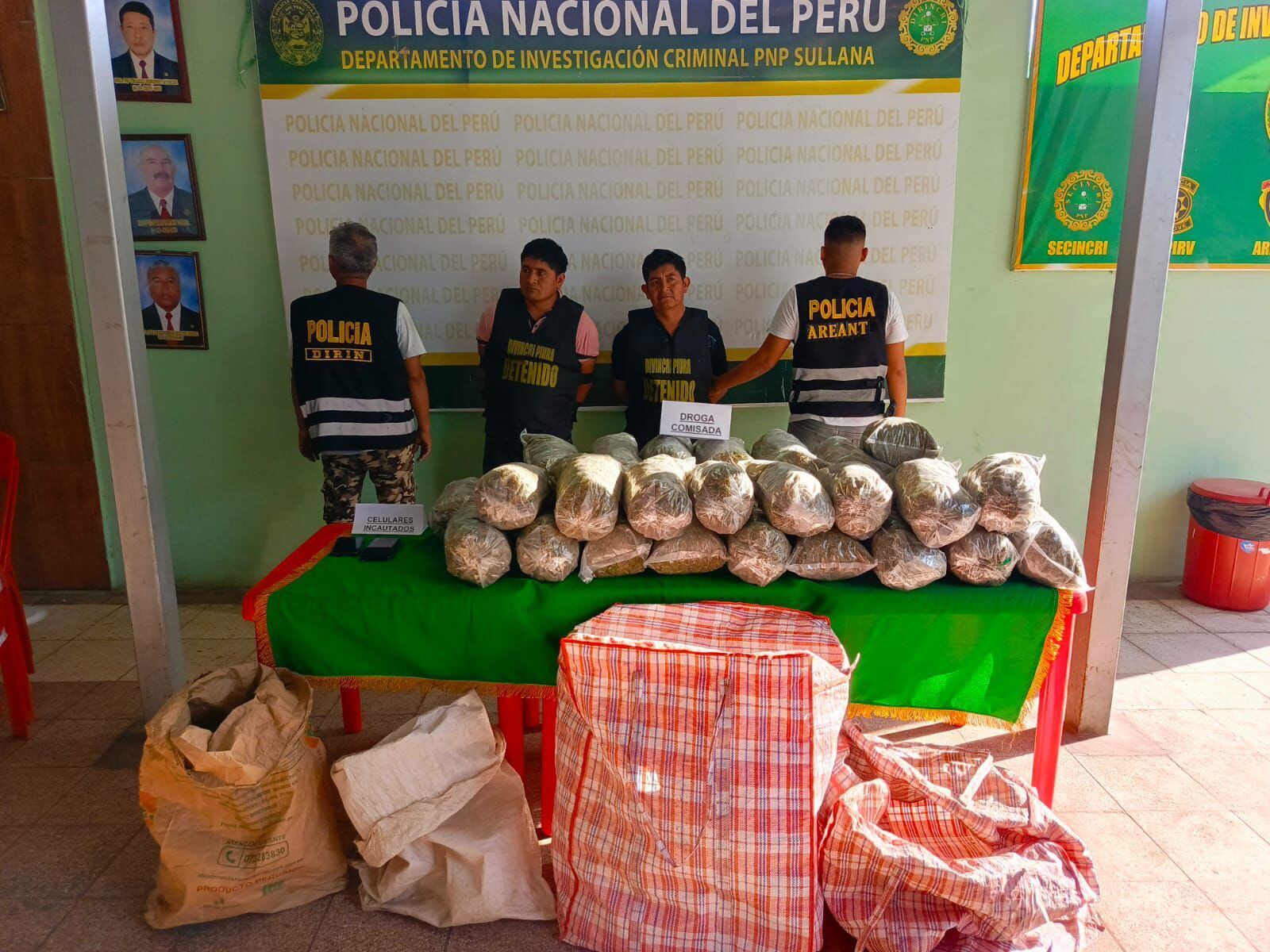 Detenidos en Ayabaca