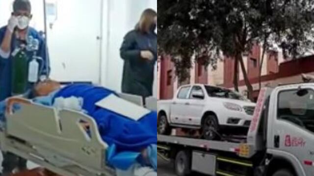 Hombre pidió auxilio mecánico a su aseguradora, cae de grúa, es atropellado por auto y termina en UCI