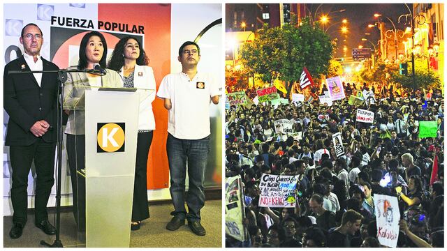 Keiko Fujimori sobre marchas: “Hay una desesperación del Gobierno y sus aliados”