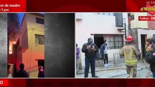 Chorrillos: Incendio dentro de vivienda causó la muerte de un anciano