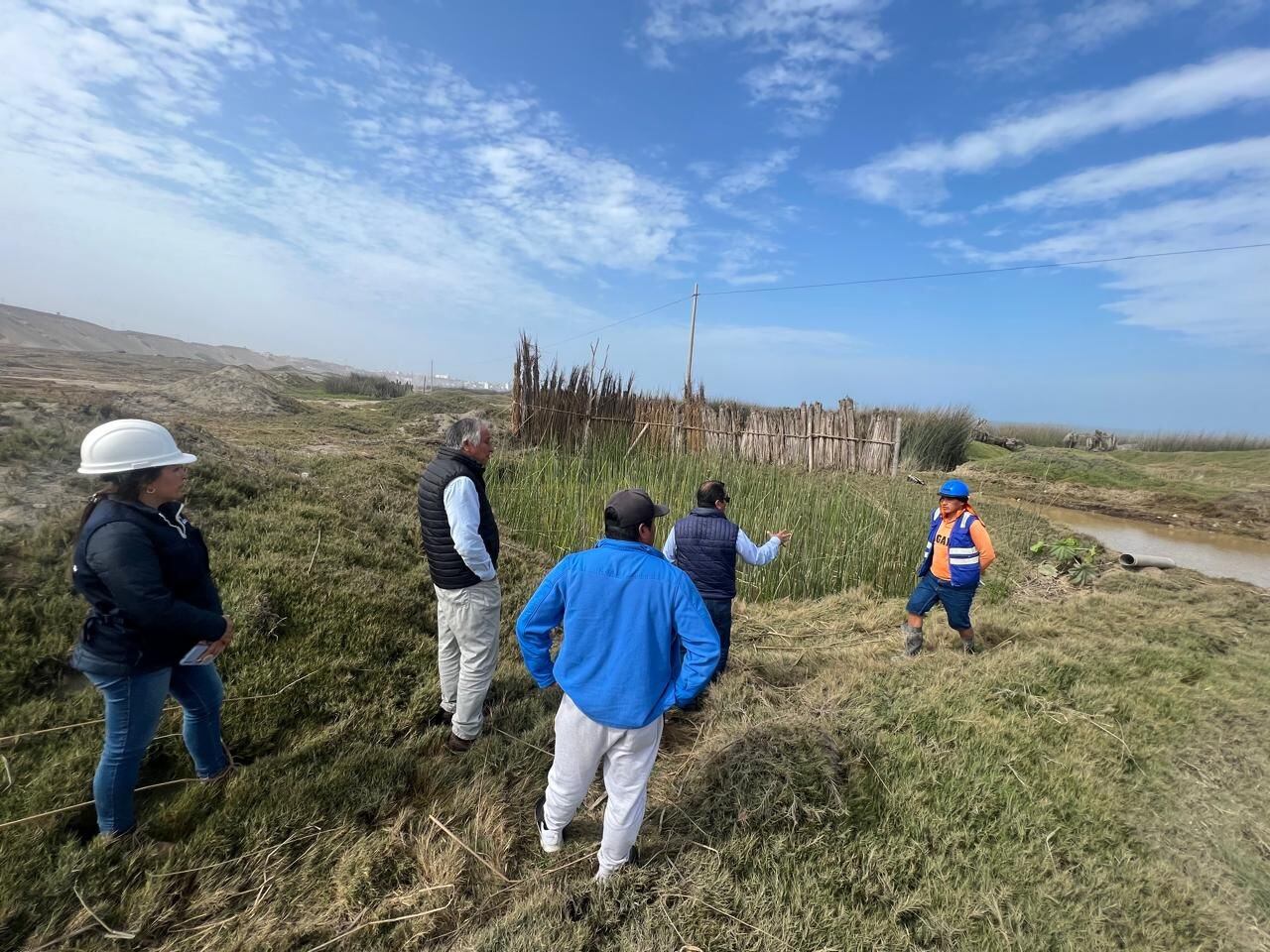 Está en proceso su certificado de posesión de la zona donde cultivan los totorales que fueron afectados por aguas residuales de Sedalib.