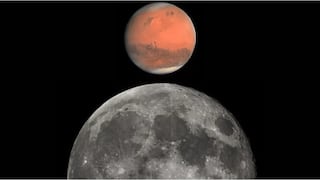 Luna y Marte se verán muy cerca este 12 de julio antes del amanecer: así podrás observar el fenómeno