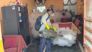La Libertad: Realizan fumigación de viviendas en Chiclín ante caso sospechoso de dengue