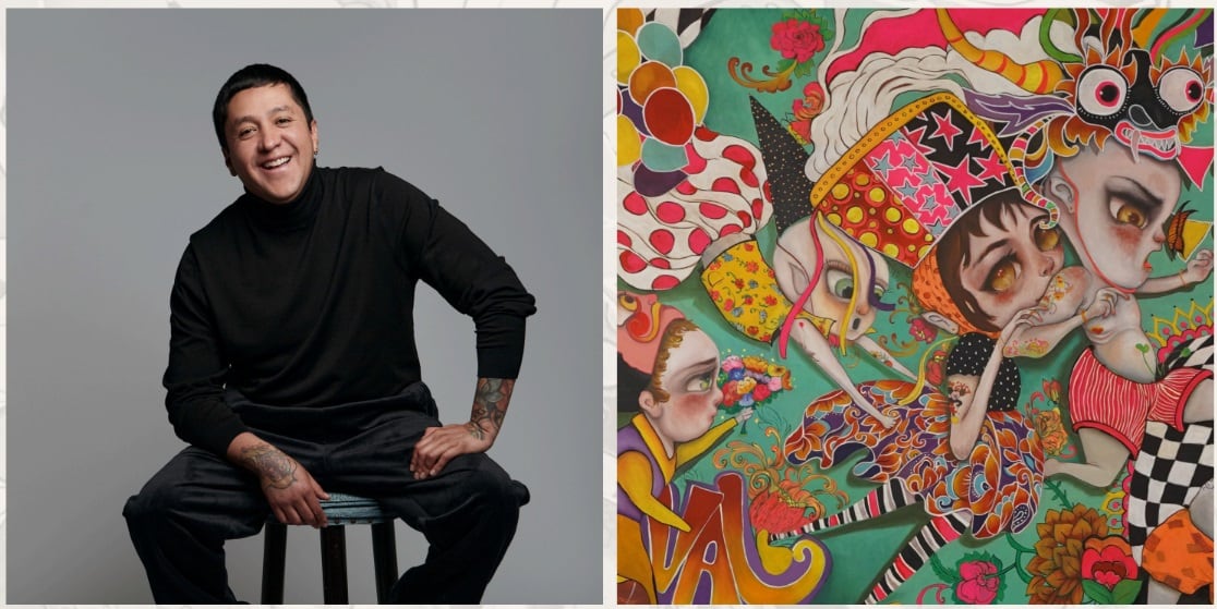 Joan Alfaro, natural de Cajamarca, trae una propuesta surrealista sobre la cultura peruana (Foto: Difusión)