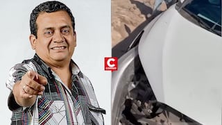 ¡Susto para Tony Rosado! violento choque en Arequipa rumbo a show en Camaná no dejó heridos (VIDEO)