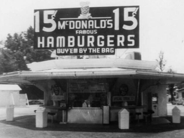 El primer local de Mc Donald´s