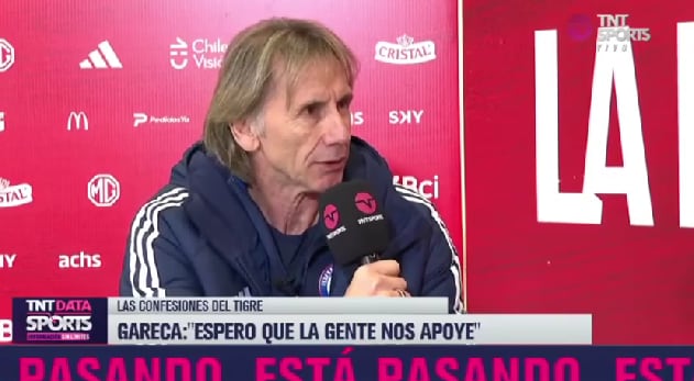 Ricardo Gareca admite que su corazón está con Chile.