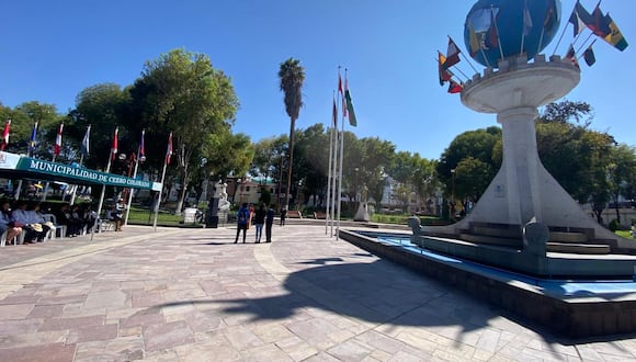 El Día de las Américas se celebró en la plaza de Cerro Colorado de Arequipa. (Foto: GEC)