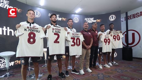 Universitario de Deportes presentó a sus refuerzos en la antesala de la Noche Crema (FOTOS)