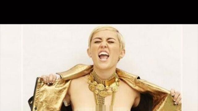 Revelan foto de Miley Cyrus en Topless 