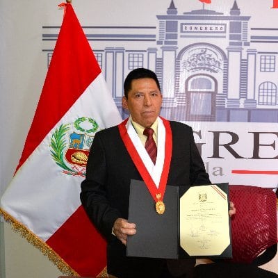Héctor Jesús Arias Cáceres reemplazo al congresista Edgar Alarcón en el año 2021. (Foto: Difusión)