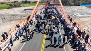 Moquegua: Pobladores toman el puente Montalvo en contra de proyecto de Ley 11658