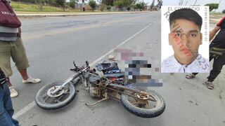Motociclista de 21 años muere tras chocar contra combi en Lambayeque