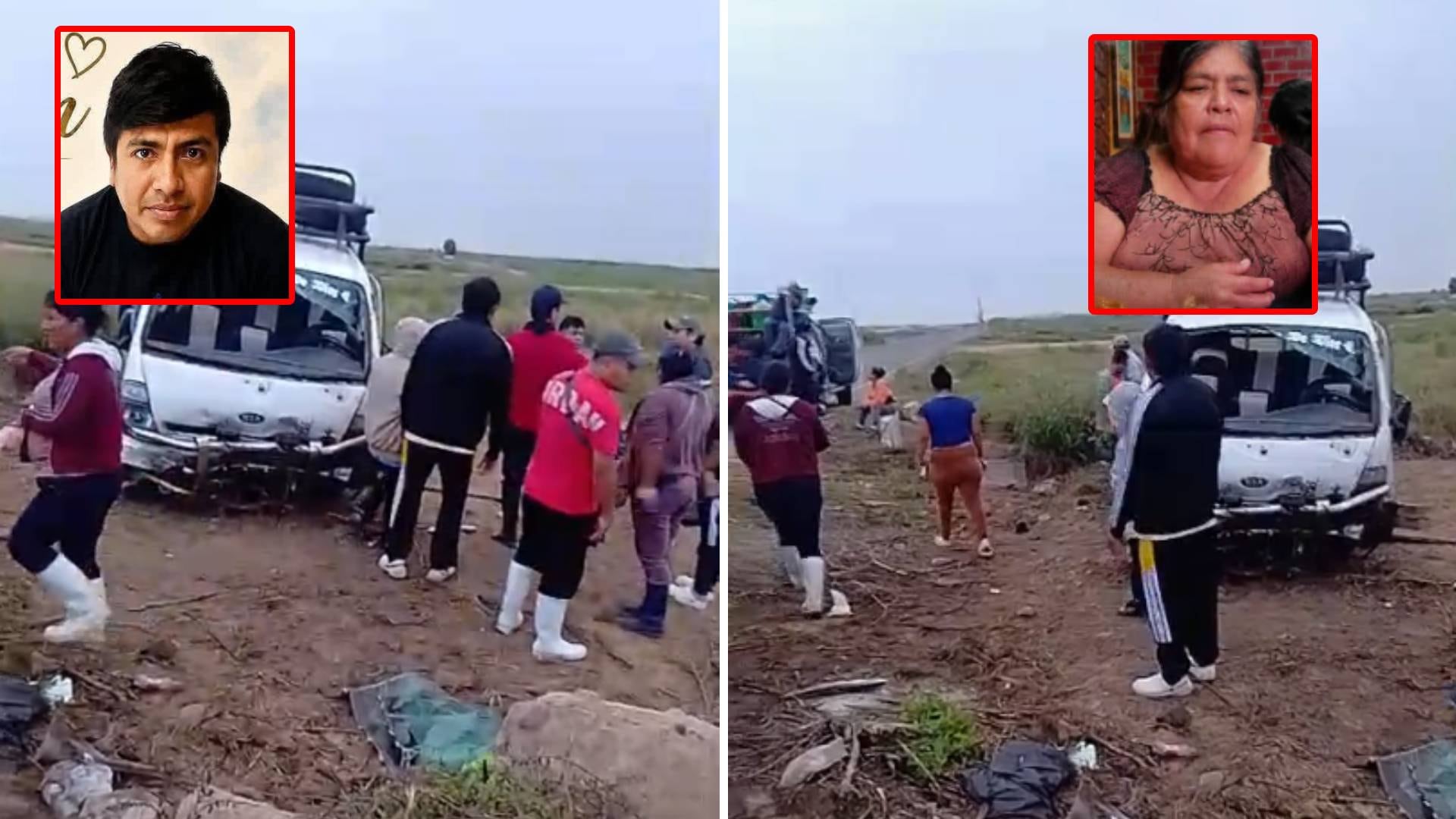 Dos pescadores resultaron con lesiones producto de accidente.