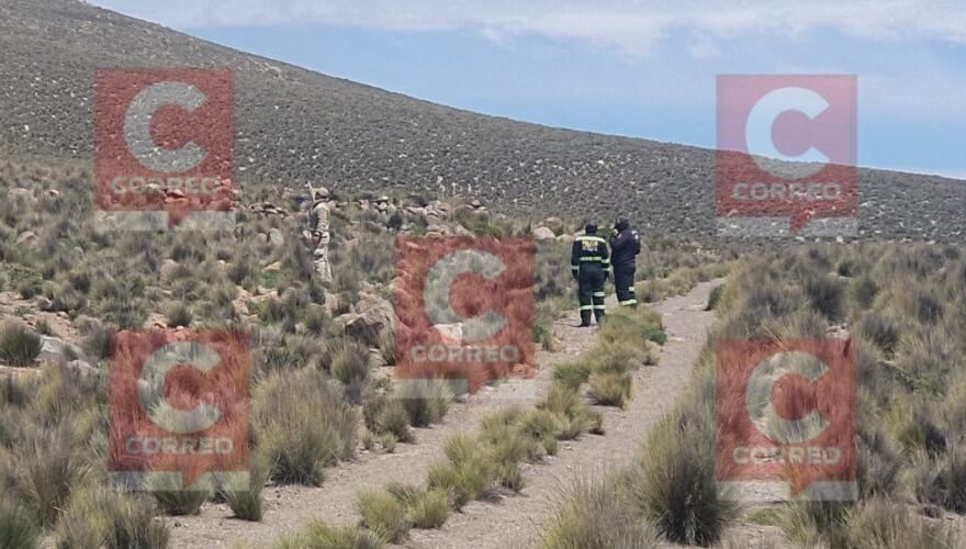 Los agentes de rescate llegaron hasta la ladera oeste del volcán Pichu Pichu. (Foto: GEC)