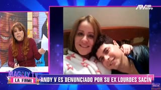 Lourdes Sacín denuncia por violencia física a Andy V (VIDEO)