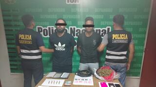 Ica: han sido enviados a la cárcel tras hallarles un kilo de marihuana y “tusi”