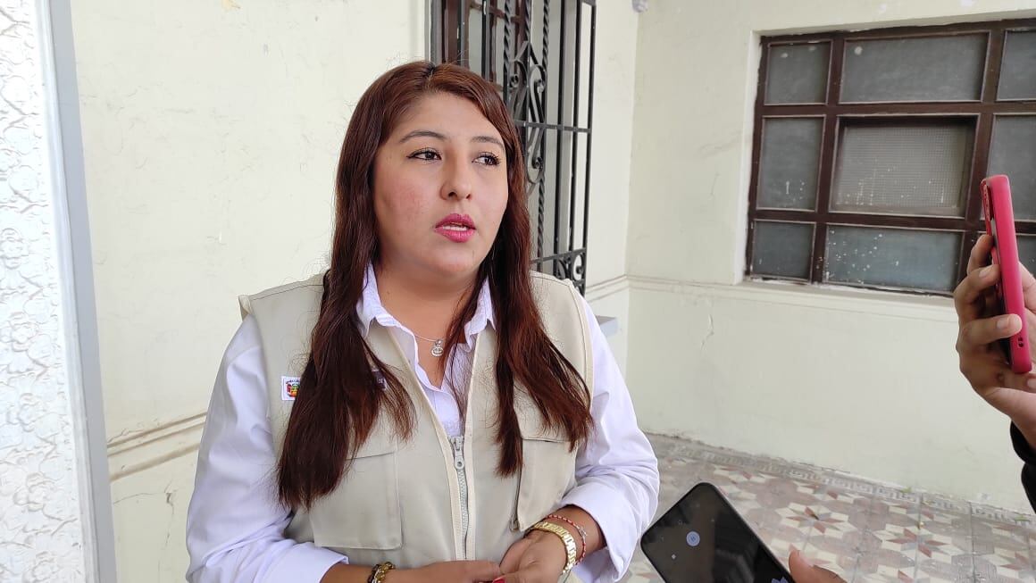 Lucía Valdivia Corrales, prefecta de Arequipa. (Foto: Nelly Hancco)